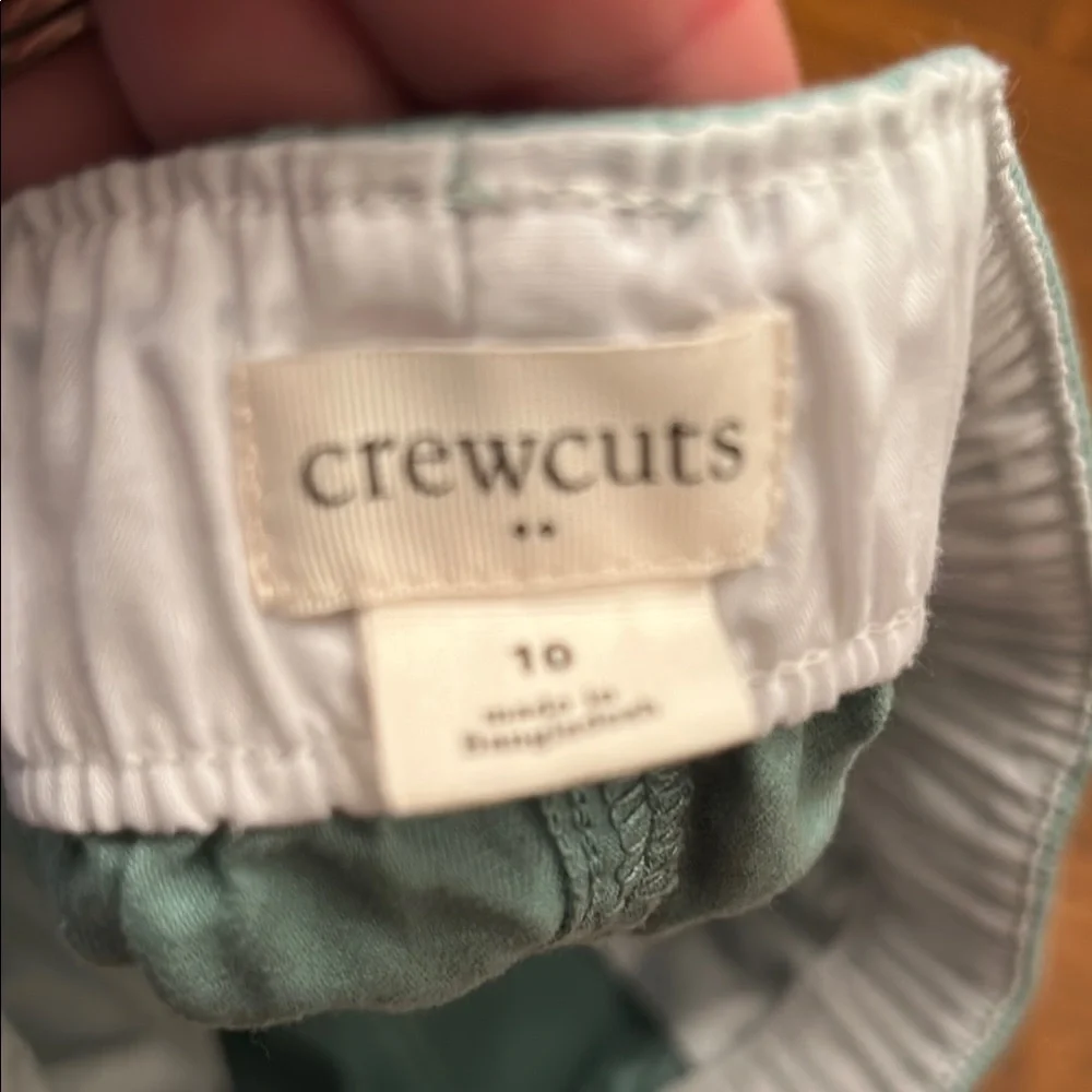 Crewcuts Teal Elastic Waist Shorts